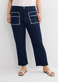 Straight-jeans High Waist, cropped, bonprix