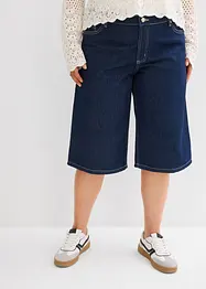 Bermudashorts i denim Mid Waist, Low Stretch, bonprix