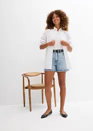 Jeansshorts High Waist, Low Stretch, bonprix