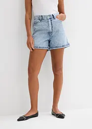 Jeansshorts High Waist, Low Stretch, bonprix