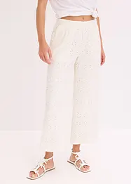 Culotte med hullbroderi, bonprix