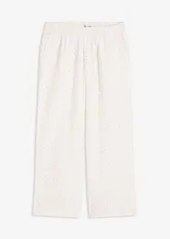 Culotte med hullbroderi, bonprix