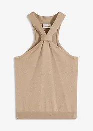 Halterneck-topp med myk viskose, bonprix