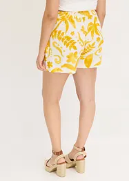 Shorts i strukturert viskose med blomstermønster, bonprix