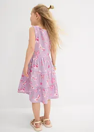 Jerseykjole av stukturert krinklet materiale, bonprix