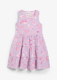 Jerseykjole av stukturert krinklet materiale, bonprix
