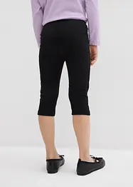 Caprileggings i økologisk bomull med elastan (2-pack), bonprix