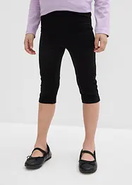Caprileggings i økologisk bomull med elastan (2-pack), bonprix