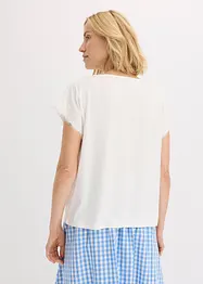 Topp med crochet-blonde, bonprix