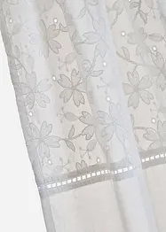 Gardin i økologisk bomull med broderi (1-pack), bonprix