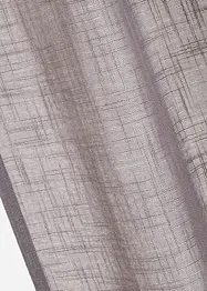 Gardin i linlook, fås i normal og ekstra bred (1-pack), bonprix