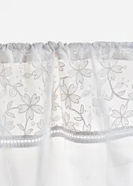 Gardinkappe i økologisk bomull med broderi, bonprix