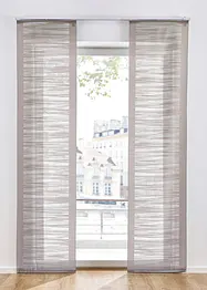 Panelgardin med tverrstriper (1-pack), bonprix