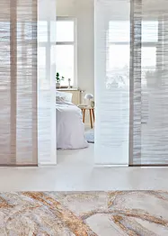 Panelgardin med tverrstriper (1-pack), bonprix