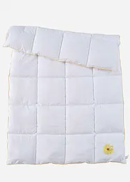 Down Touch-dyne med blomsterbroderi og flott passepoil, lett, bonprix