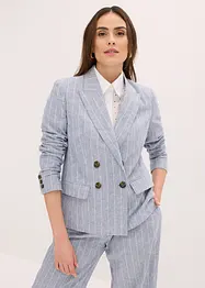 Blazer med lin, bonprix
