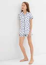 Pyjamas med økologisk bomull (2-delt sett), bonprix