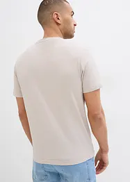 T-skjorte med V-hals (3-pack), bonprix
