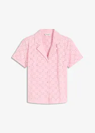 Moderne bluse med hullbroderi, bonprix