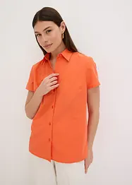Kortermet bluse i poplin, bonprix