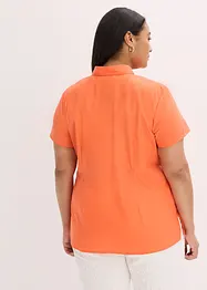 Kortermet bluse i poplin, bonprix