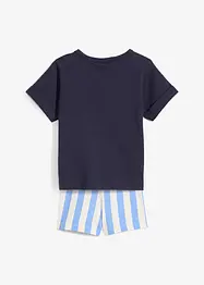 Topp og shorts til baby i 100% økologisk bomull (2-delt sett), bonprix