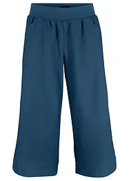 Bukse i lin-/bomullsmiks med 3/4-lange ben, bonprix