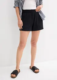 Musselin-shorts i 100% bomull, bonprix