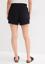 Musselin-shorts i 100% bomull, bonprix