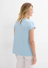 Bomullstopp med blonder, bonprix