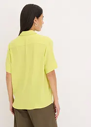 Kortermet bluse med brystlomme, bonprix