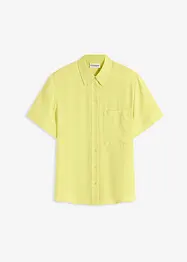 Kortermet bluse med brystlomme, bonprix