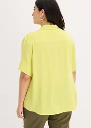 Kortermet bluse med brystlomme, bonprix