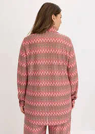 Lang bluse i hekle look, bonprix
