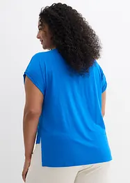 Oversized topp i lett viskosemiks, bonprix