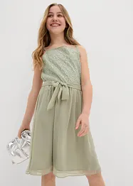 Chiffonkjole med paljetter, bonprix