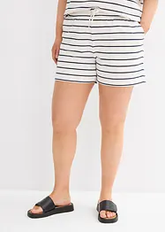 Sweatshorts i bomullsmiks, bonprix