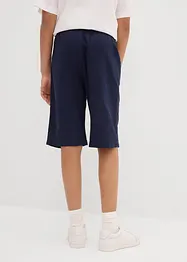 Slip on-shorts i luftig linmiks, Regular Fit, bonprix