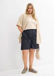 Pull on-shorts med kjølende lin, bonprix