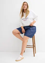 Slip on-shorts med smock-linning, bonprix