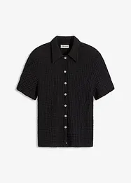 Trikotbluse med struktur, bonprix