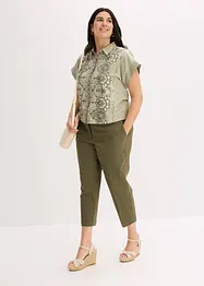 Trikotbluse med paisleymønster, bonprix