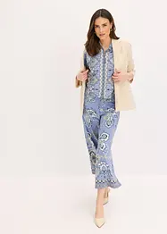 Trikotbluse med paisleymønster, bonprix
