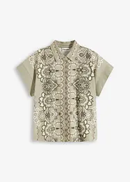 Trikotbluse med paisleymønster, bonprix