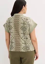 Trikotbluse med paisleymønster, bonprix