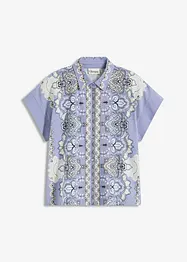 Trikotbluse med paisleymønster, bonprix