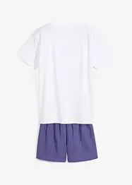 Shorty-pyjamas (2-delt sett) av musselin, bonprix