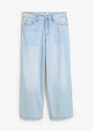 Baggy-jeans Mid Waist, supersoft, cropped, bonprix