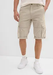 Cargo-bermuda i ren bomull, Regular Fit, bonprix