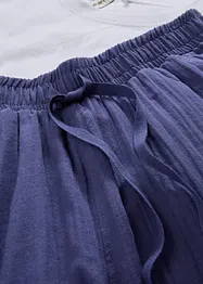Kort pyjamas i musselin, bonprix